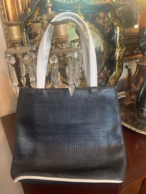 Givenchy Black and White Satchel